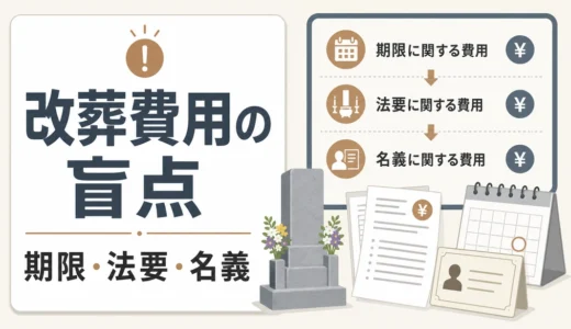 納骨堂への改葬で追加費用を防ぐ｜契約前チェックリスト