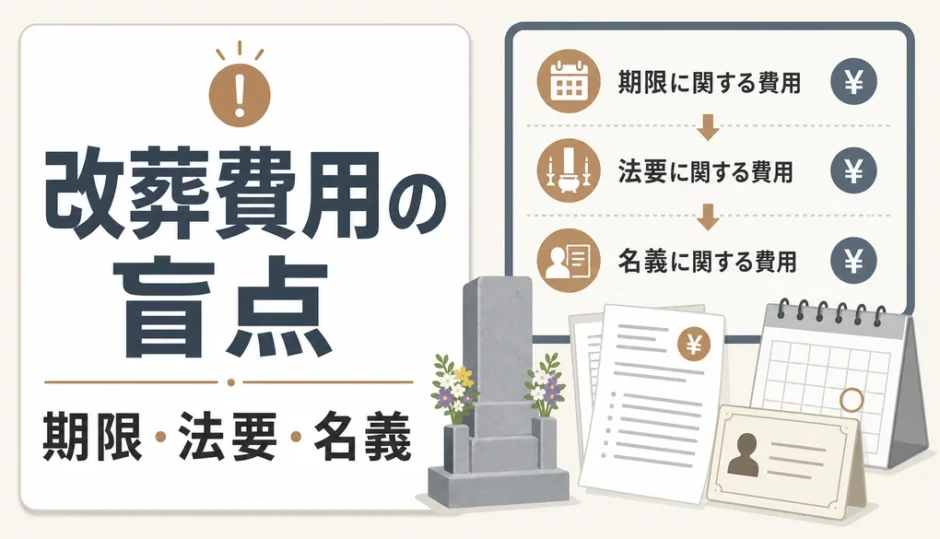 納骨堂への改葬で追加費用を防ぐ契約前チェックのサムネイル