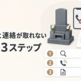 石材店と連絡が取れないときに行う最初の3ステップ