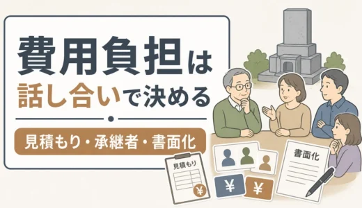 墓じまいの費用は誰が払う？兄弟で揉めない分担と確認順