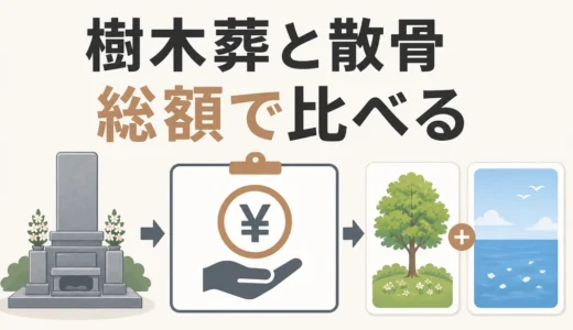 樹木葬と散骨の費用を比較｜墓じまい後の総額と安くなる条件